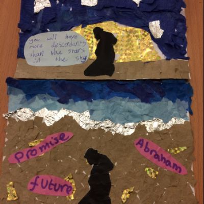Some examples of year 5's collages